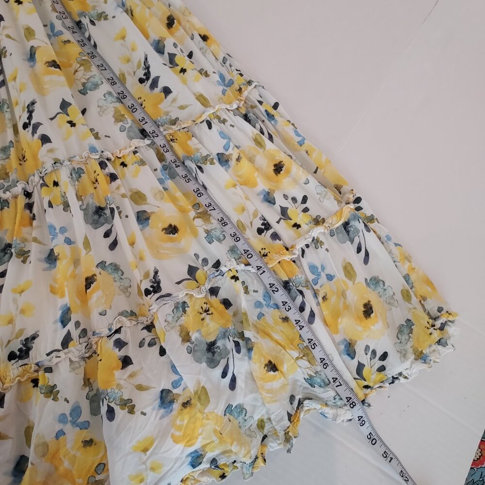 Jessakae Collection Queen’s  Croquet Yellow Floral Maxi Dress Size 3XL. NWOT - Picture 11 of 16